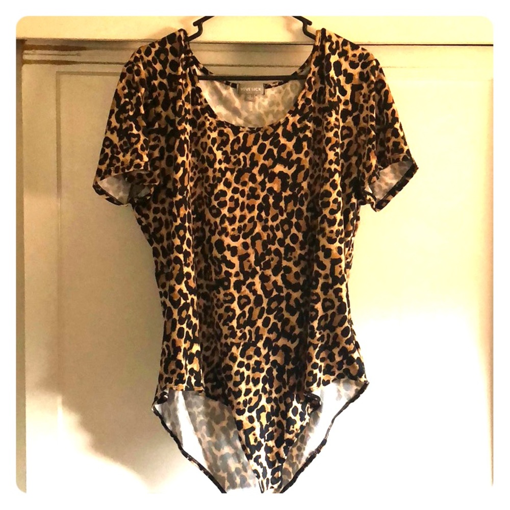 Lovesick (Torrid) Cheetah Print Bodysuit 3X